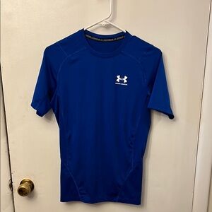 Under Armour Blue Athletic T-Shirt Size Medium
